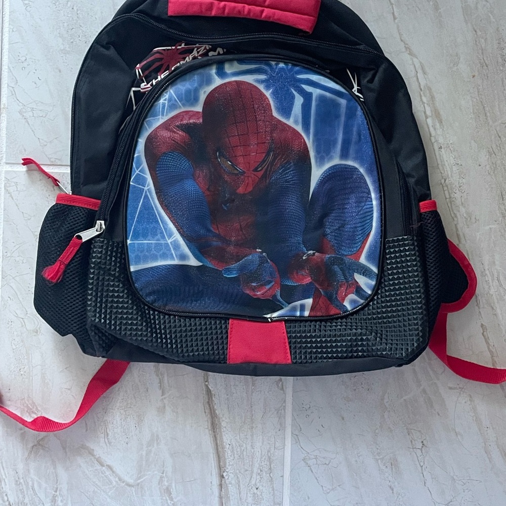 Spider-Man Kids Backpack - Black and Red